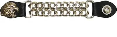 Produktbild von Motorrad Weste Verlängerung Westenverschluss Westenkette Biker Kette EXTENDER mit Metallketten 4er Set, Design:D3