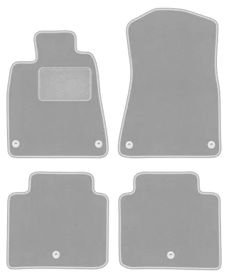 Immagine prodotto di Tappetini in moquette per Lexus GS III 2005-2012 (berlina) – set 4 pezzi, grigi, su misura – Wielganizator OSLO