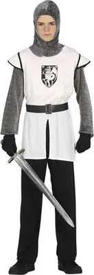 Immagine prodotto di Guirca Costume da cavaliere medievale per ragazzi 5-6 anni 5-6 anni