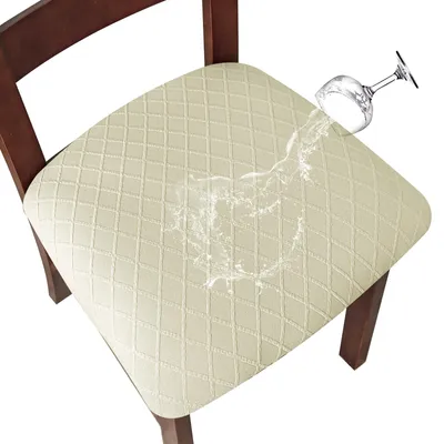 Productafbeelding van Waterdichte stoelhoesjes voor eetkamerstoelen. Beschermhoezen voor eetkamerstoelen
