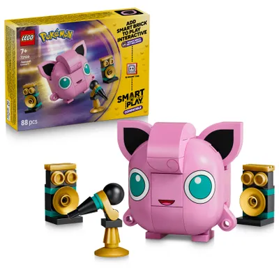 Produktbild von LEGO Pokémon SMART Play: Pummeluff-Konzert - kompatibles interaktives Bau- und Spielset mit SMART Tag und Pokémon Figur - Geschenkidee für Kinder ab 7 Jahren - 72159