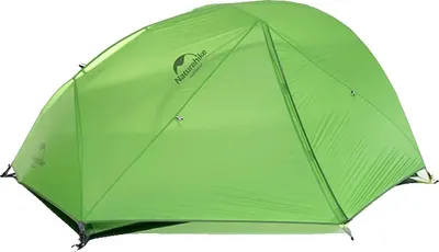 Produktbild von Naturehike 2-Personen Campingzelt, leicht 1,95 kg, wasserdicht Polyurethan4000 mm, 20D - Grün