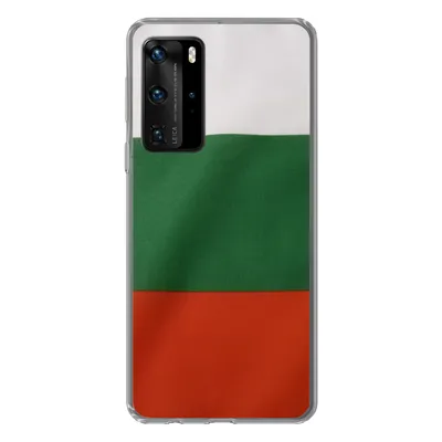 Produktbild von MuchoWow® Handyhülle Schutzhülle Hülle für Huawei P40 Pro Nahaufnahme der Flagge von Bulgarien Silikon Softcase Handy Hülle - Schutz