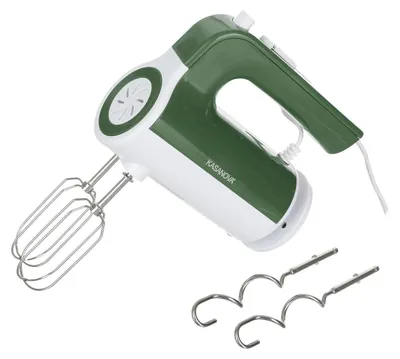 Productafbeelding van Elektrische handmixer, 300 watt, 5 snelheden, groen