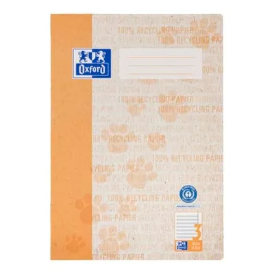 Produktbild von Oxford Schulheft "Recycling" DIN A4 16 Blatt Lineatur 3 weißer Rand