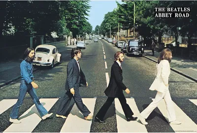 Produktbild von Beatles, The - Poster - Abbey Road
