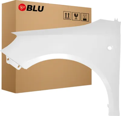 Produktbild von BLU Kotflügel Passend für Skoda Fabia II (5J) | Roomster 1026 Links Weiss CandyWeiss | 2007-2015 | Vorderseite Vorne | Lackiert | Einbaufertig