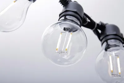 Produktbild von Lichterkette Birnen Filament Bulbs 5 m Deko warmweiß Party Outdoor IP44 Garten