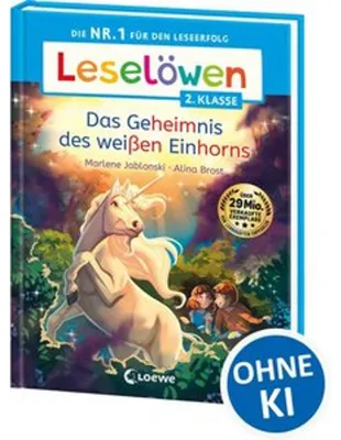 Immagine prodotto di Leselöwen 2. Klasse - Das Geheimnis des weißen Einhorns