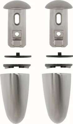 Produktbild von 1 Paar Regalbodenhalter Jumbo, Wandhalter 3-22mm, Glasbodenträger