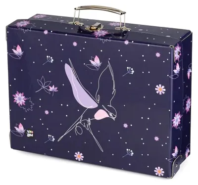 Produktbild von oxybag Blumen Kolibri Kinderkoffer Handarbeitskoffer