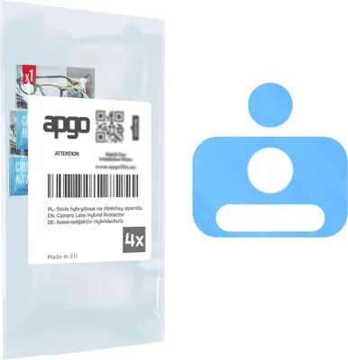 Produktbild von apgo 4 Stück Hybrid Kameraschutz, Kamera-Schutzglas kompatibel mit Ulefone Armor 25 Pro+, Linsenschutz, 9H Härte, Schutz für Kameraobjektiv, Anti-Kratzer, transparent