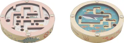 Immagine prodotto di Gioco con palline, doppio lato, in legno, 11x2 cm