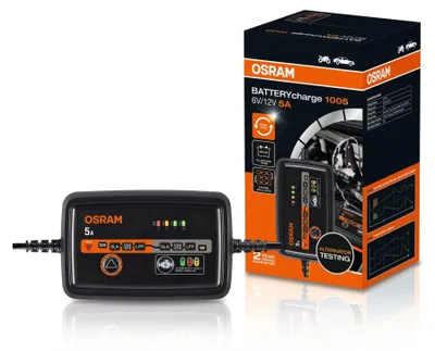 Productafbeelding van OSRAM BATTERYcharge 1005, batterijlader 6V/12V, intelligente 5A lader