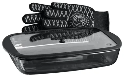 Produktbild von Chef Cuisine Vakuum Auflaufform mit Hitzeschutz Handschuh
