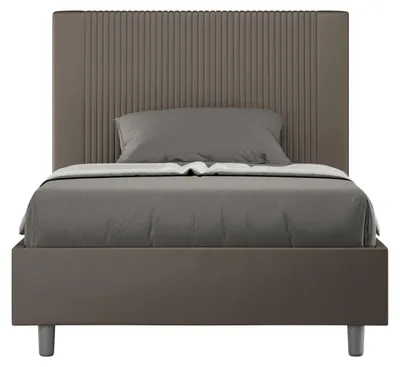 Immagine prodotto di Letto Matrimoniale Large 180x200 cm Senza Rete Goya Cappuccino