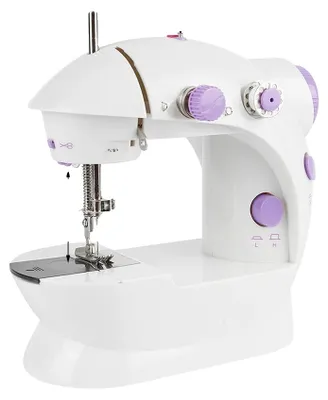 Produktbild von Mini-Nähmaschine, tragbares Design, integrierte Lichtfunktion, WEISS
