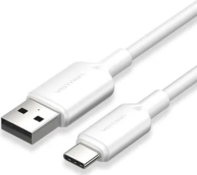 Obrázok produktu pre Kábel USB 2.0 A na USB-C 3A Vention Ctqwf 1M (biely)