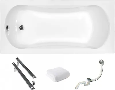 Obrázok produktu pre ARIA PROSAFE vaňa 150x70 s nožičkami, so sifónom (bez zástery)