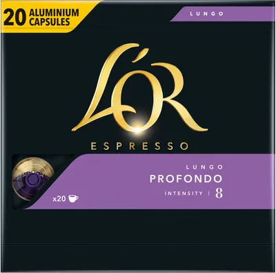 Produktbild von L'Or - Kaffeetassen L'or Espresso Lungo Profondo 20st | Pak ein 20 -Stück | 10 Stück