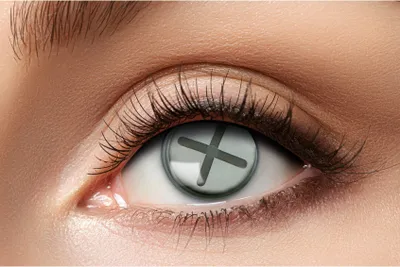Produktbild von X-Button Kontaktlinsen - Halloween Fasching