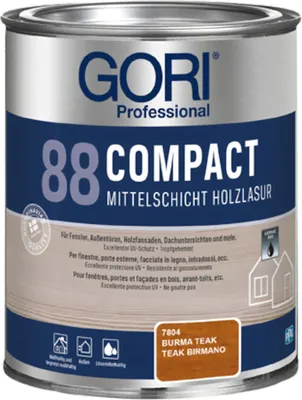 Produktbild von GORI 88 COMPACT-LASUR0,75 Liter  7804 Burma Teak