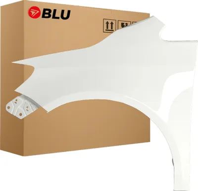 Image de BLU Aile Compatible avec VW Volkswagen Golf V+ / Golf 5 PLUS LB9A Gauche Weiss CandyWeiss | 2005-2009 | Avant | Peint| Prêt à Monter | Acier