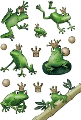 Produktbild von HERMA MAGIC Sticker Froschkönig, Jewel