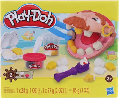 Obrázek produktu pro Play-Doh Mini Pirate Drill 'n Fill, 3 rok/roky, ABS (akrylonitril-butadien-styren), Polypropylen (PP), Polyetylen, 6 kusů