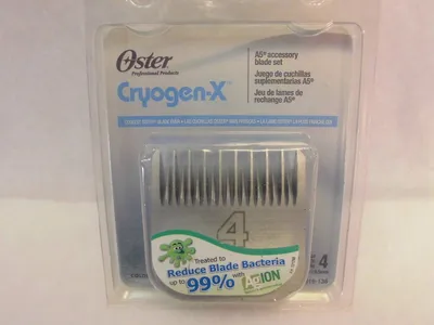 Produktbild von Scherkopf Schneidsatz Oster Cryogen -X 4f 5 5f 40 7/8 7f für Moser Heiniger, Motiv:4F- 9.5 mm 3/8