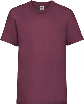 Produktbild von Fruit of the Loom Kinder T-Shirt, kurzärmlig BC329 (5-6 Jahre (116)) (Burgunder)