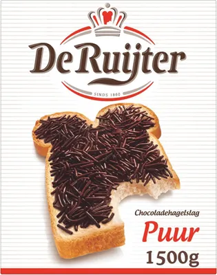 Produktbild von De Ruijter - Zartbitter Schokoladenstreusel - 1,5kg