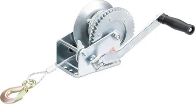 Immagine prodotto di Verricello Strend Pro HW-100-800, a cricchetto, manuale, fune d'acciaio L-10 m/4.8 mm, max. 800 kg