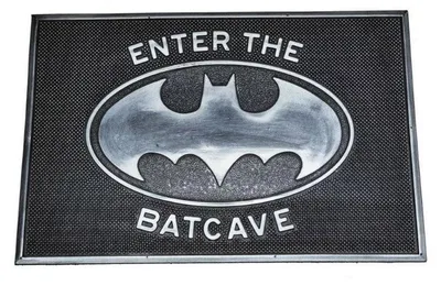 Image de Paillasson Batman « Welcome To The Bat Cave » CD1746 (taille unique) (noir)