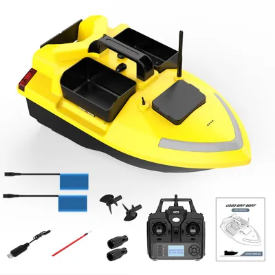 Produktbild von Tekoo GPS Futterboot nachtleuchtend, 2x 12.000mAh Akku, 2kg Traglast