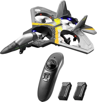 Produktbild von 24 GHz 6-Kanal EPP Festflügel-Segelflugzeug Spielzeug - Fernbedientes Flugzeug für Erwachsene und Kinder - Silber RC Flugzeug