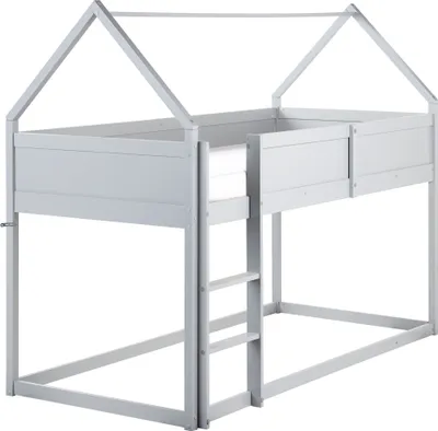 Zdjęcie produktu dla BELIANI Łóżko dziecięce białe drewno sosnowe MDF 90 x 200 cm łóżko do pokoju dziecka
