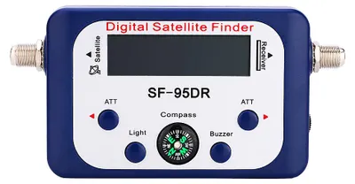 Obrázek produktu pro Mini LCD digitální satelitní vyhledávač, měřič síly signálu, parabolická anténa, Directv, kompas