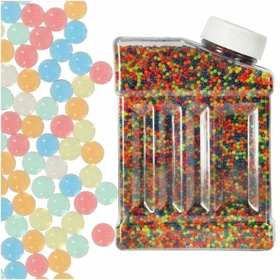 Produktbild von KIK - Mehrfarbig 250g 50 000 Stück Hydrogel-Perlen für Pistole. 7-8mm