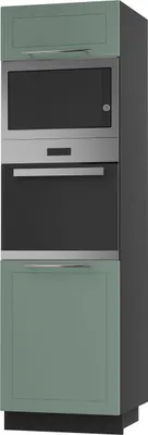 Produktbild von Backofenschrank Kvantum Q-D14/RU/60/207 mit Klappe 60cm Korpus- & Frontfarbe wählbar,mint matt,schwarz