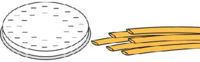Produktbild von Pasta-Scheibe Ø 50mm Tagliolini