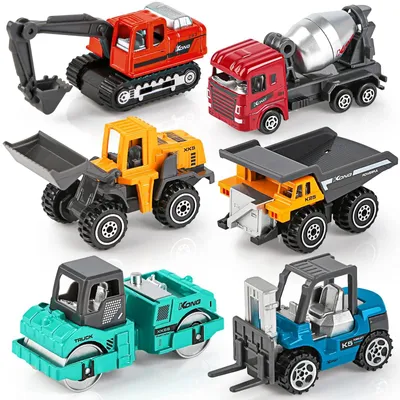 Immagine prodotto di Set da 6 pezzi di veicoli da costruzione per bambini