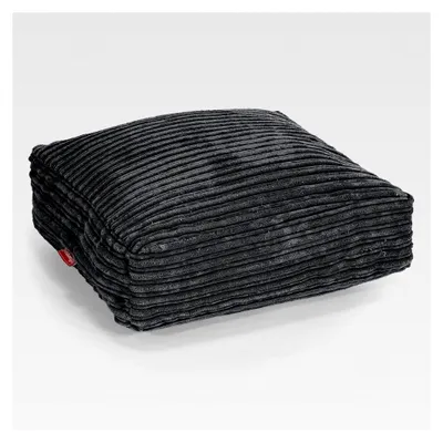 Produktbild von Bodenkissen Cord Schwarz Zierkissen Sofakissen Dekokissen
