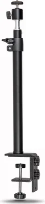 Immagine prodotto di Walimex pro Treppiede per lampada da tavolo regolabile in altezza da 35 a 65 cm, treppiede da tavolo con testa a sfera per rotazione di 360° e inclinazione di 90°, treppiede con attacco a morsetto per illuminazione da studio e telecamera