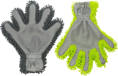 Produktbild von Autowaschhandschuhe, 2er Set, Mikrofaser, Chenille Korallen