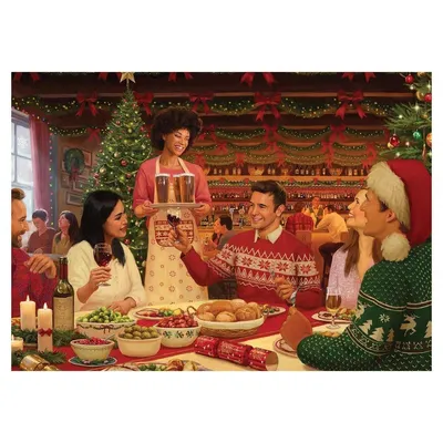 Produktbild von Falcon de luxe Festive Feast 500 Teile, 500 Stück(e), Menschen, 12 Jahr(e)