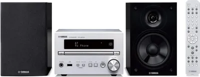Obrázek produktu pro Yamaha MCR-B370D, Domácí mikro audio systém, Černá, Stříbrná, 1 disky, Podavač, 30 W, 2-way