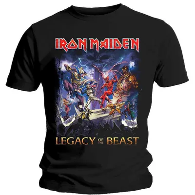 Image de T-shirt Iron Maiden Legacy of the Beast noir XL