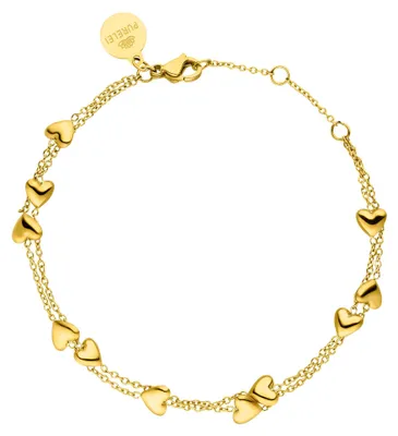 Produktbild von Purelei Damen Armband Alohi Heart PUR-Bracelet-AlohiHeart Gold Onesize