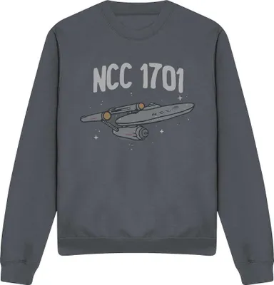 Produktbild von Star Trek - "The First Enterprise" Sweatshirt für Herren/Damen Uni TV12148 (XL) (Schwarz)